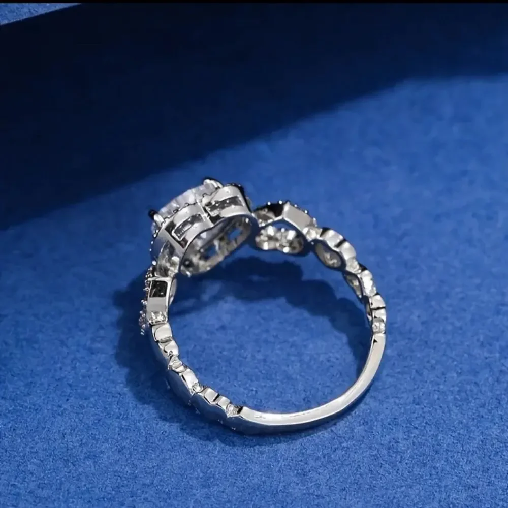 ✨️ Heart Zircon Engagement Ring Valentine's Day Gift